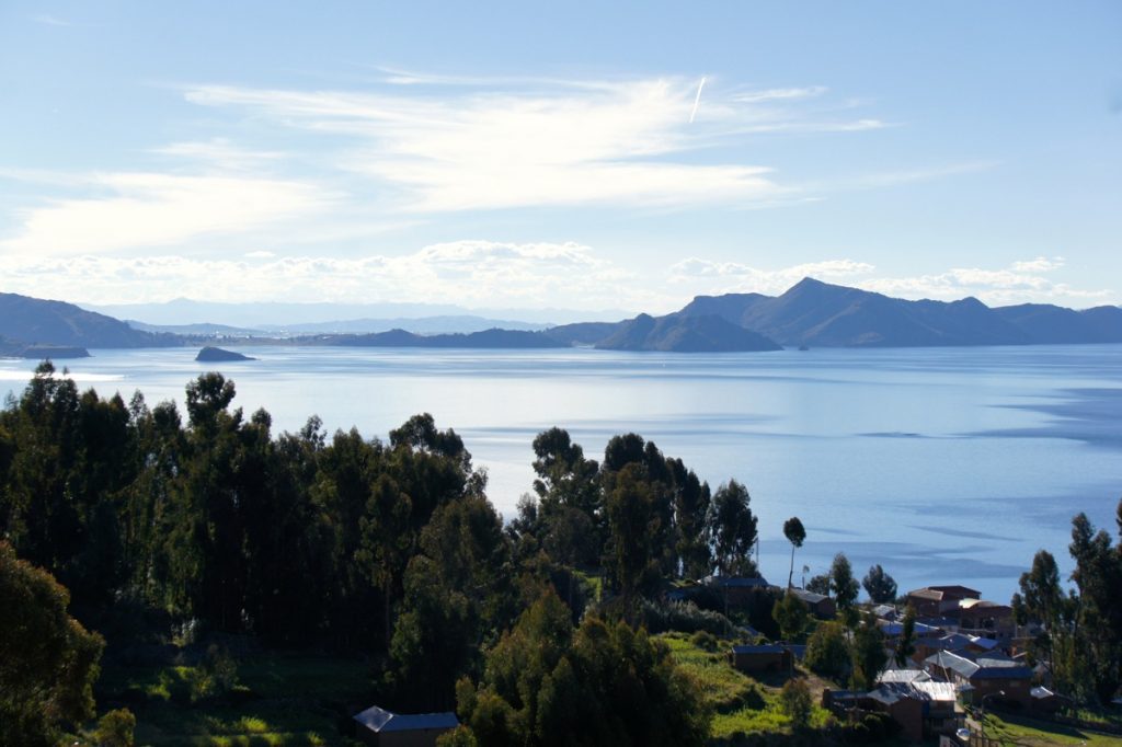 Views of Lake Titicaca from Amantani Island