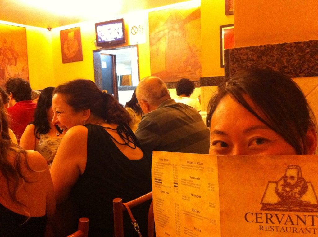 Ready to eat at Cervantes