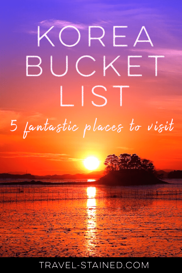 Korea bucket list, korea travel blog, korea trip blog