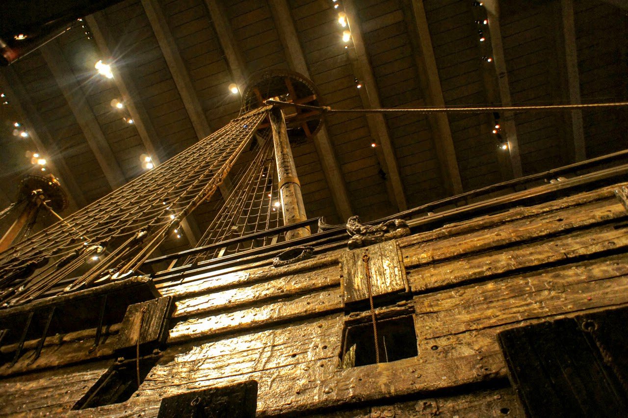 swedish warship vasa's mast