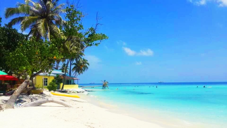 bikini beach, maafushi, maldives