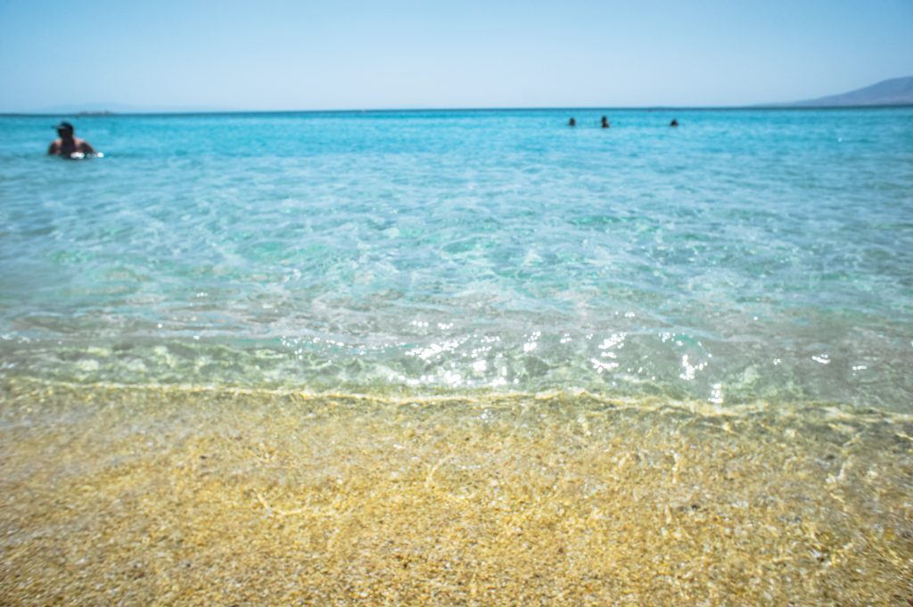 agios prokopios beach in naxos