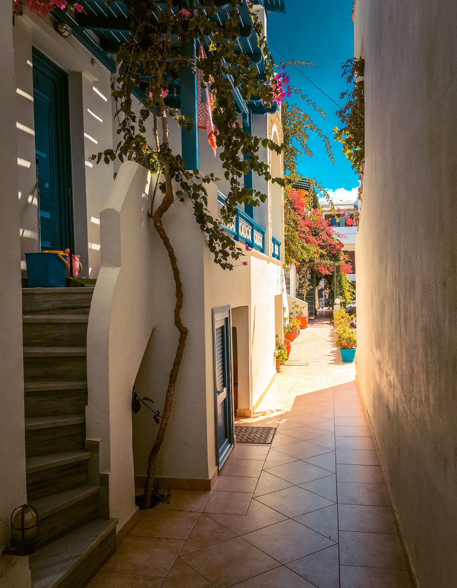 buildings on naxos, greece