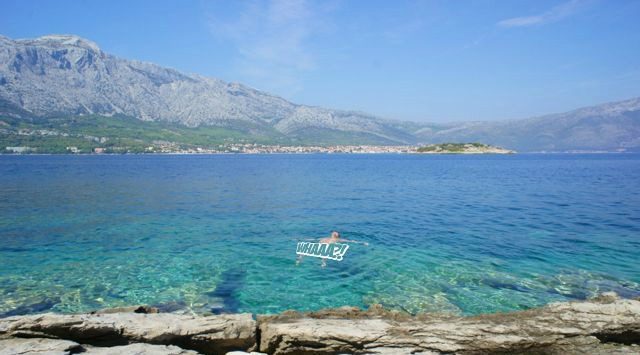 nude swimming in badija croatia
