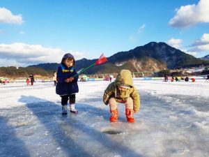 korea in january | inje ice fishing festival