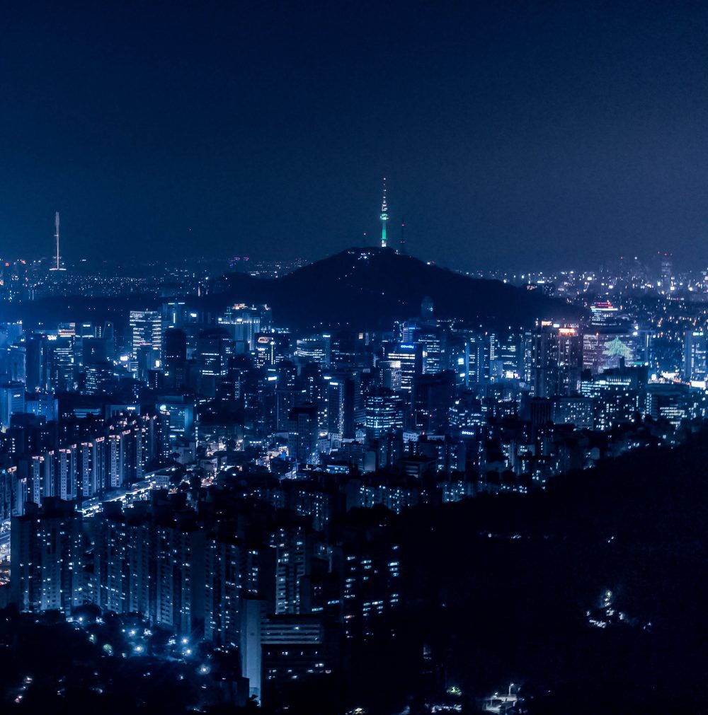 Namsan N Seoul Tower at night