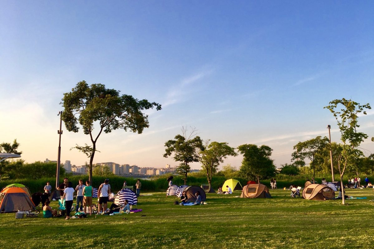 summer in korea | banpo hangang park