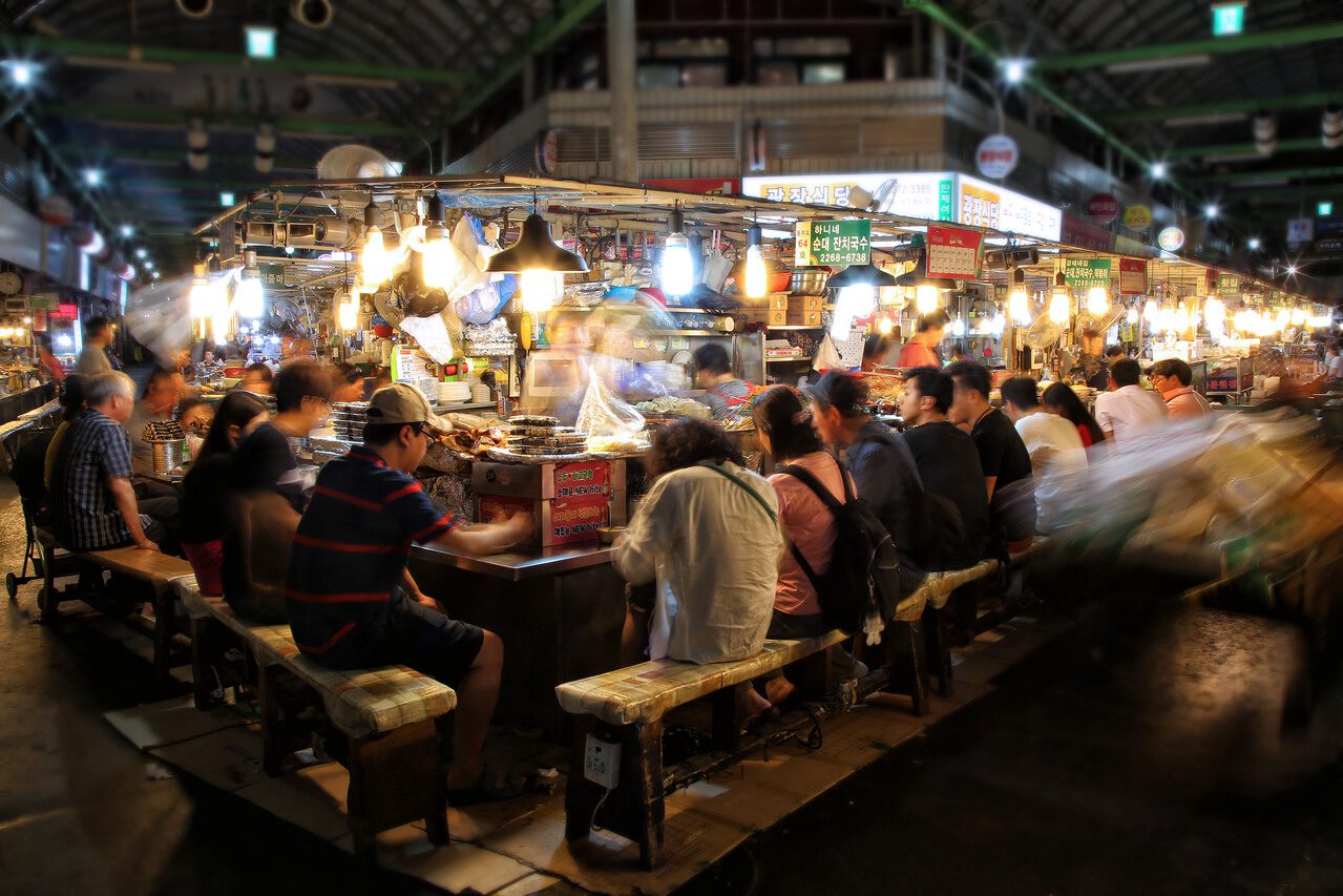 seoul at night | gwangjang market