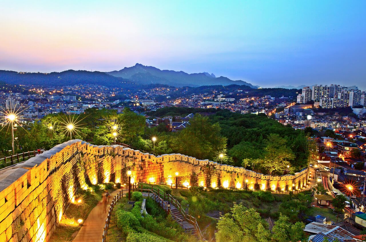 Seoul at Night | Fortress Walls