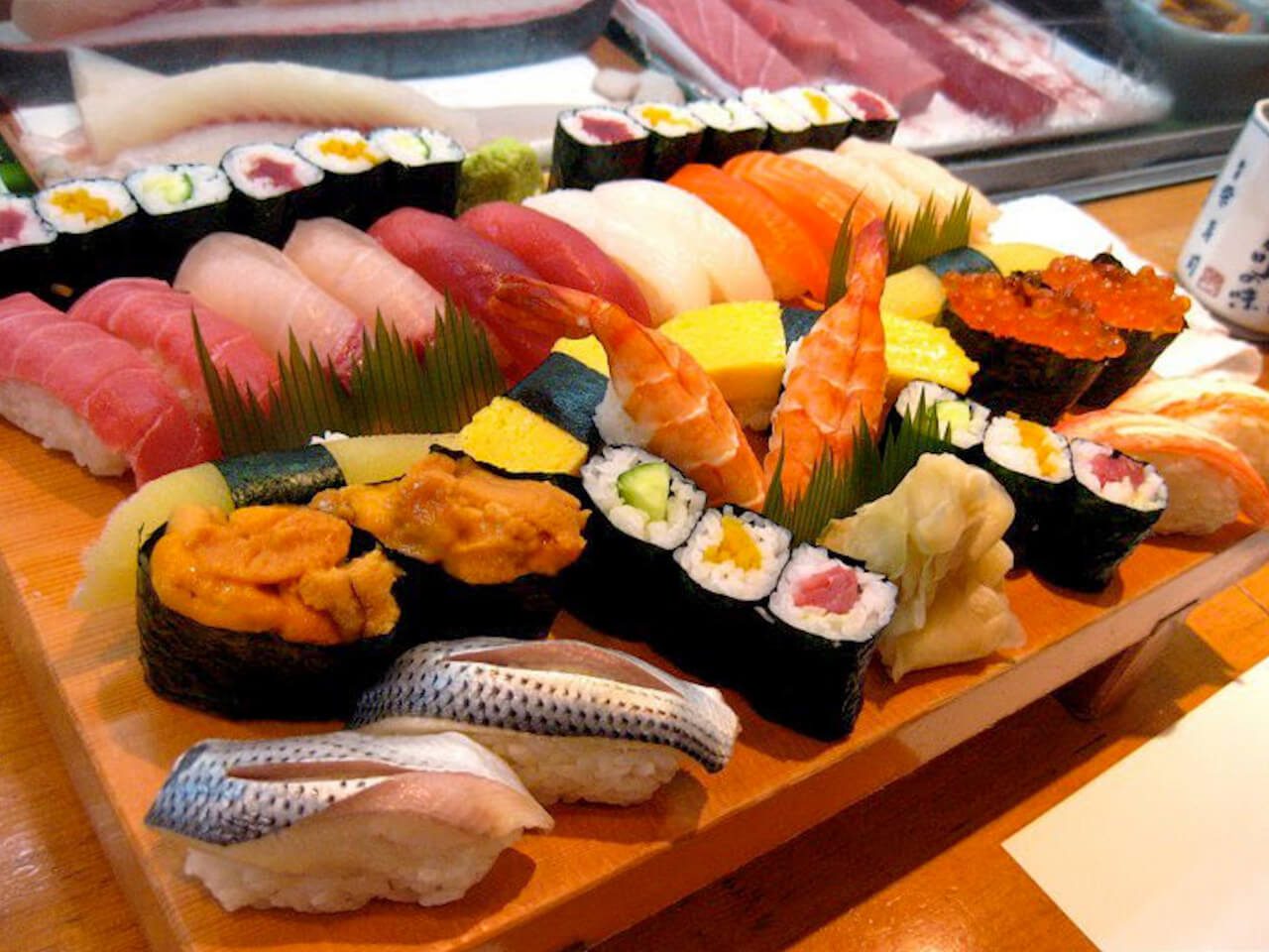 sushi in tokyo japan