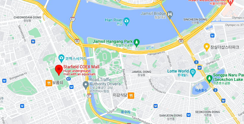 map of starfield coex mall