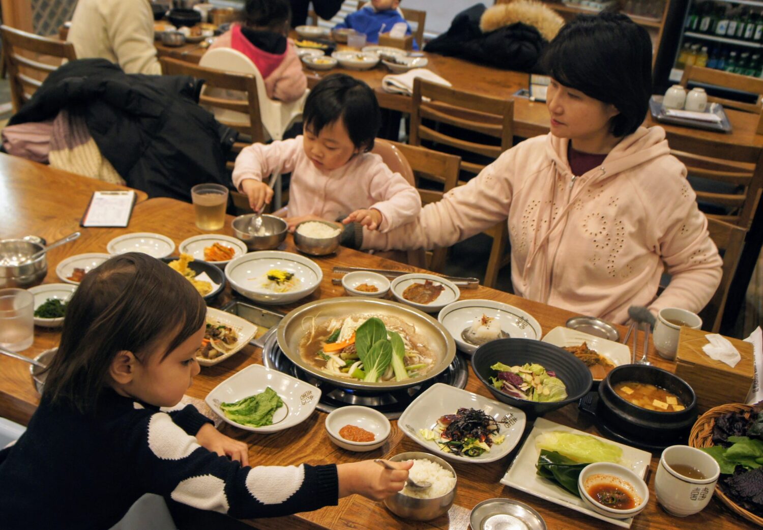 ssambab meal in gyeonju korea