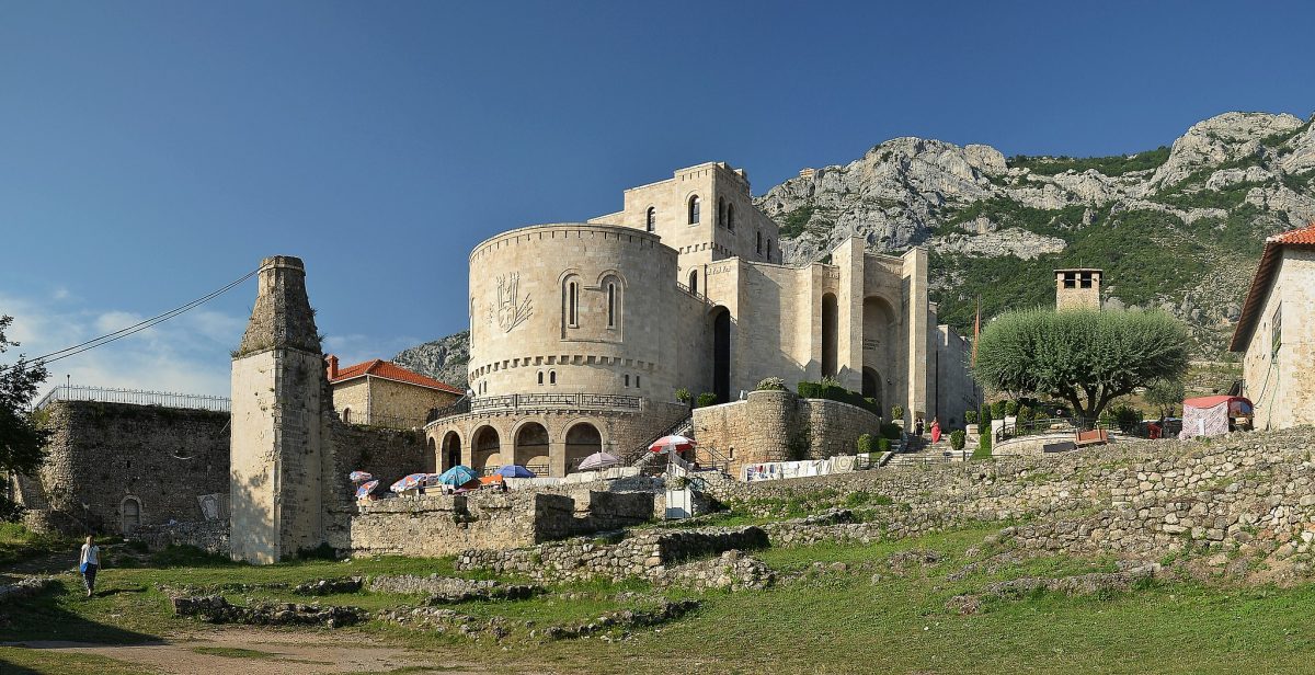 kruja castle, day trips from tirana, kruje albania