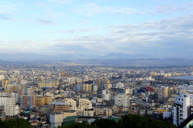 the cityscape of durres albania