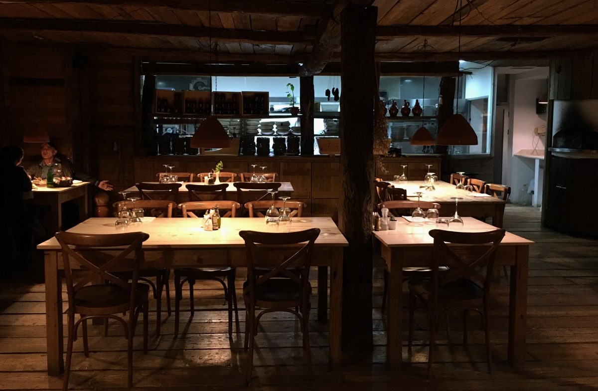 interior of mullixhiu, one of tirana's best restaurants