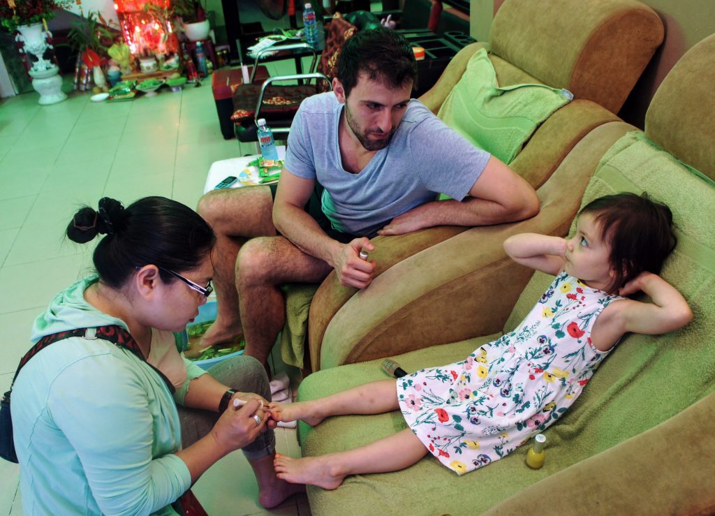things to do in hoi an: pedicures and massages