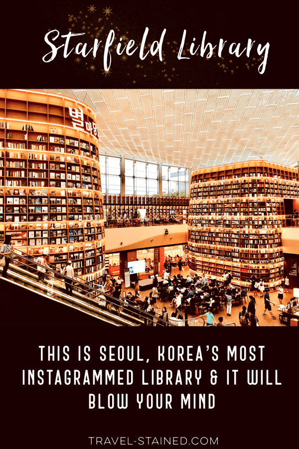 The Starfield Library in Seoul, Korea will blow your mind. It's incredibly instagrammable and perfect for bibliophiles looking for an inspiring setting to read.