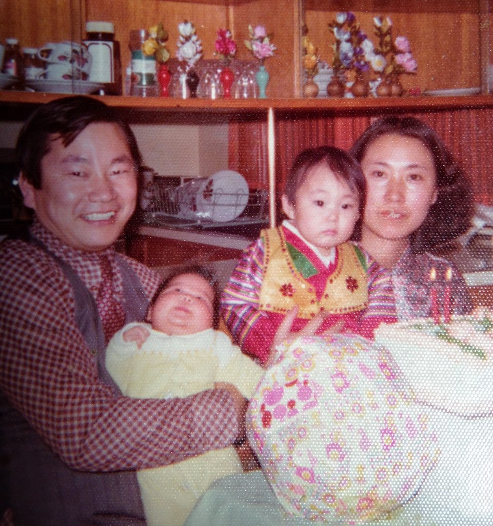 child wearing korean hanbok