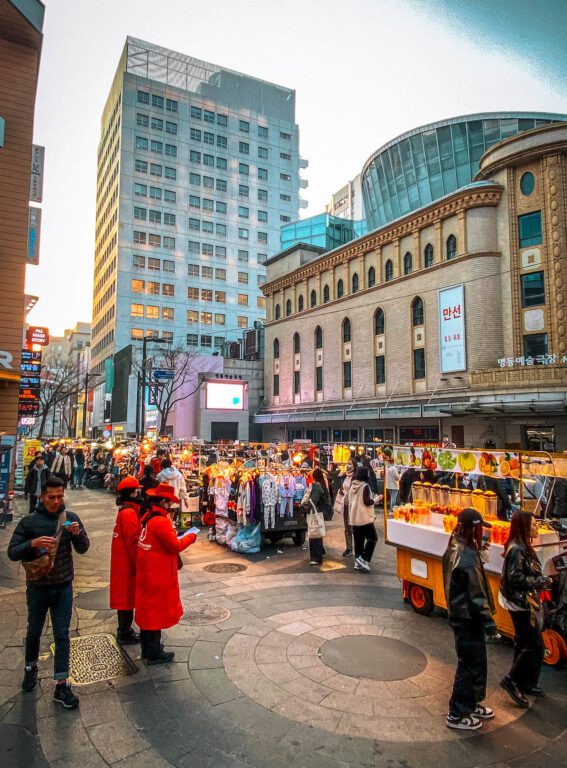myeongdong in seoul