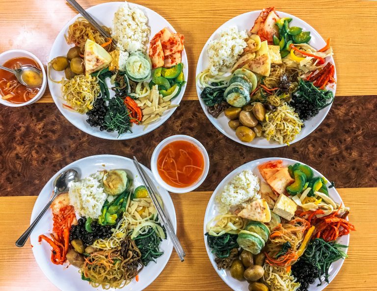 buddhist temple food, what to eat in seoul