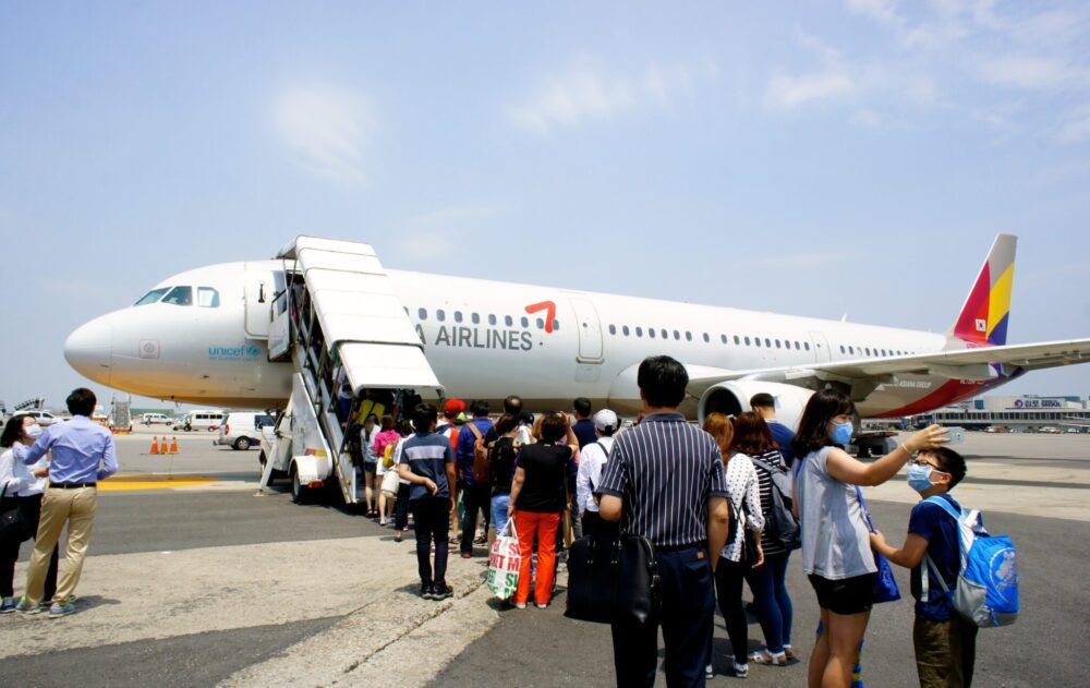 Flight to Jeju Island