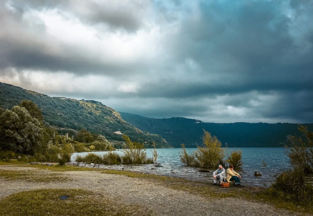 lake albano in the castelli romani