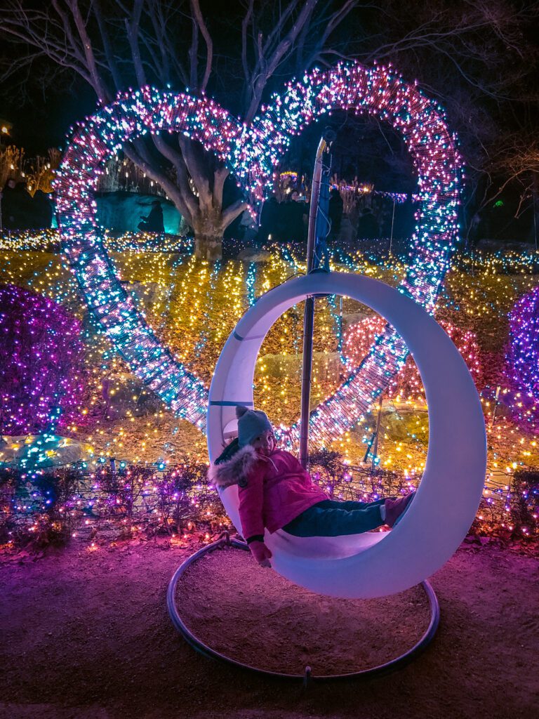 garden of morning calm lighting festival