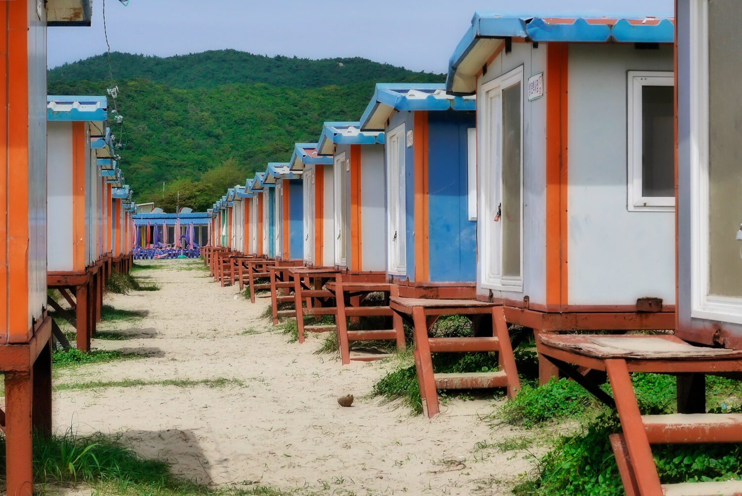 bungalows on hanagae beach near seoul