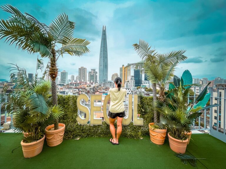 rooftop of seoulism cafe