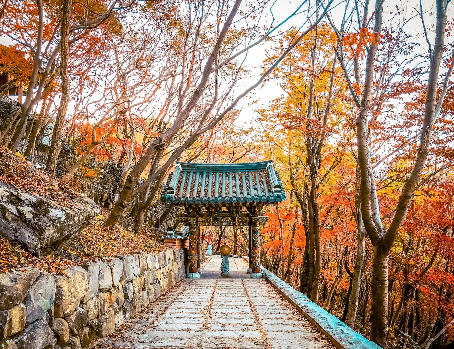 hyangiram hermitage (향일암) in autumn