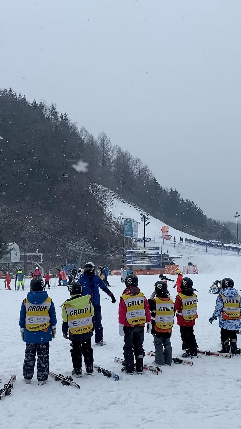 ski resort near seoul | elysian gangchon ski school