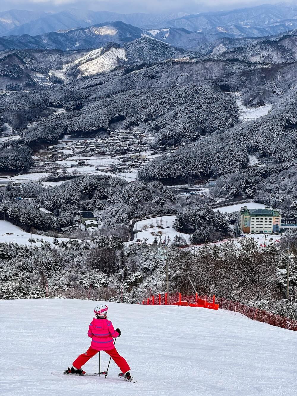 winter in korea | skiing at welli hilli