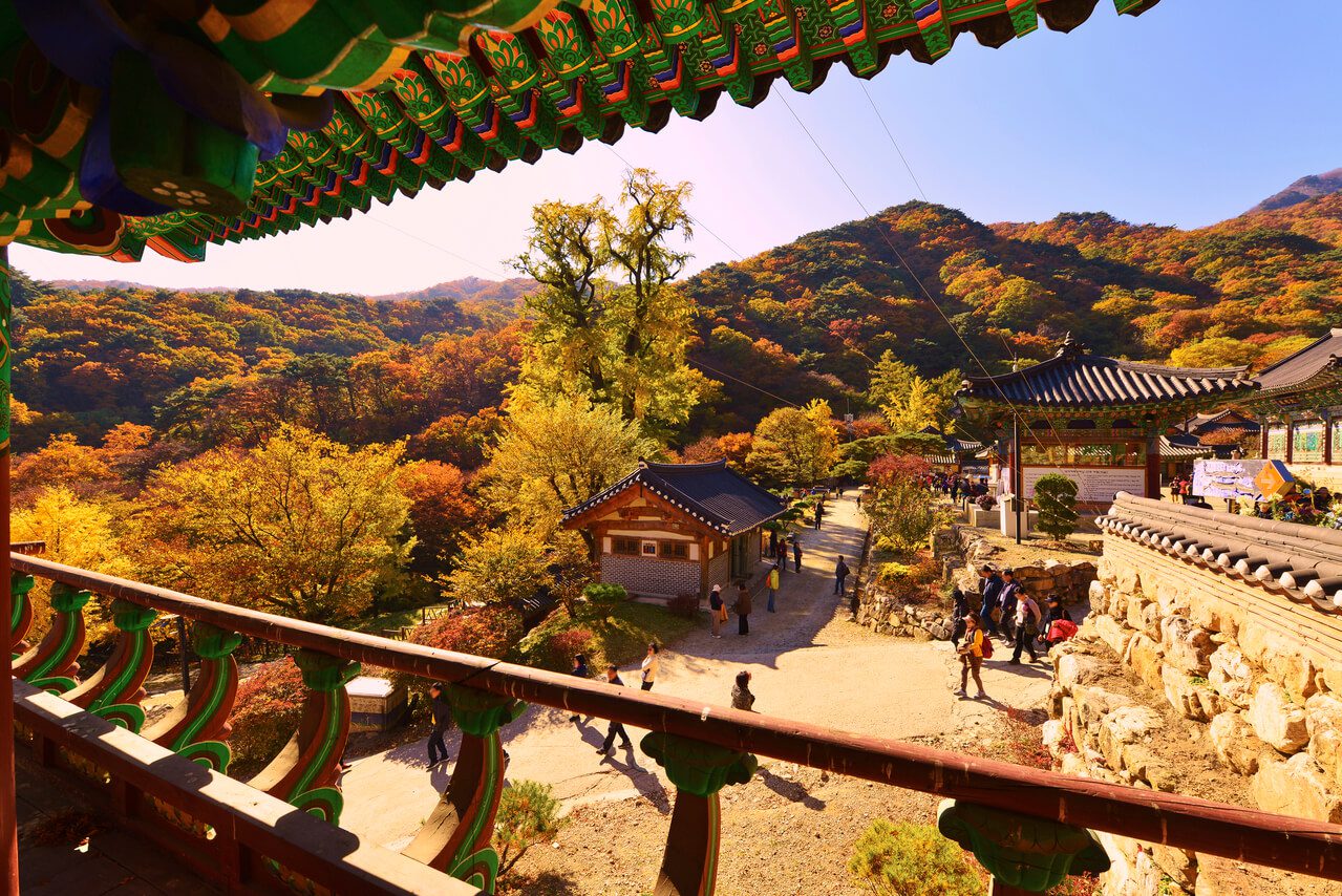 autumn in korea | youngmunsa temple