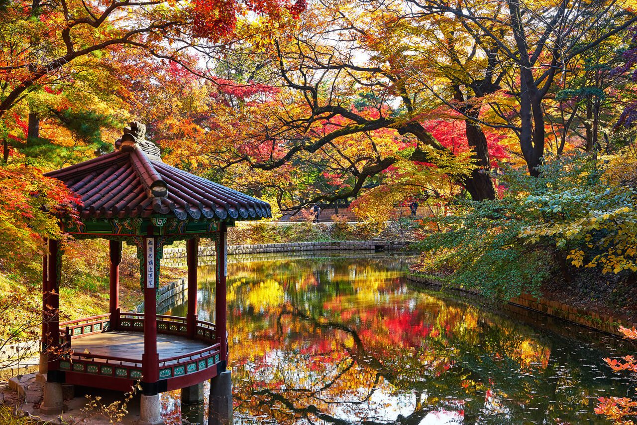 changdeokgung palace in autumn