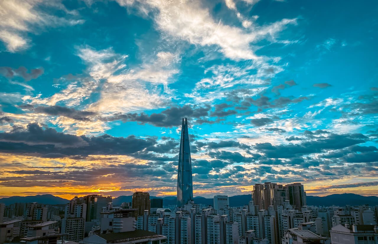 korea in october | lotte world tower