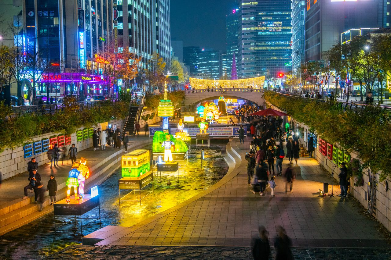 winter in south korea | seoul lantern festival