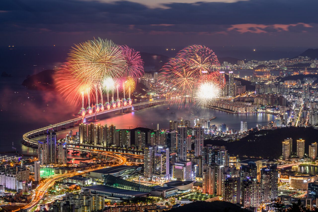 korea in november | busan fireworks festival