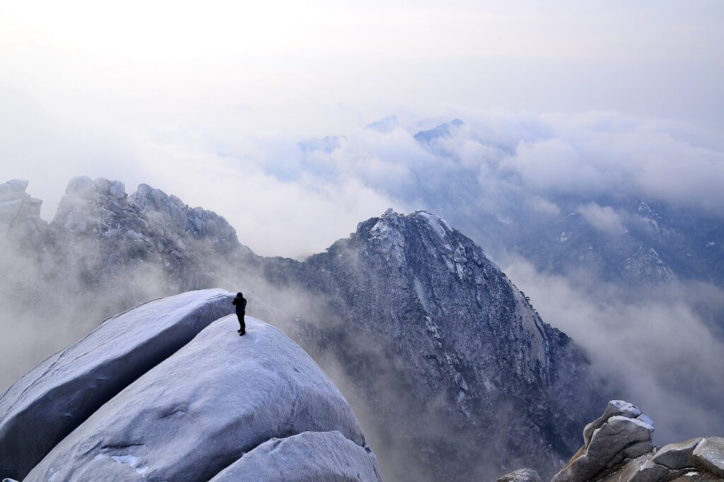 korea in february | bukhansan