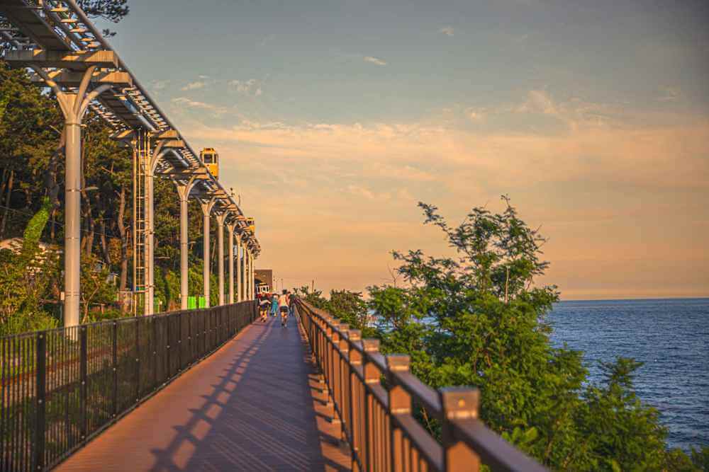 haeundae blueline park | busan green railway