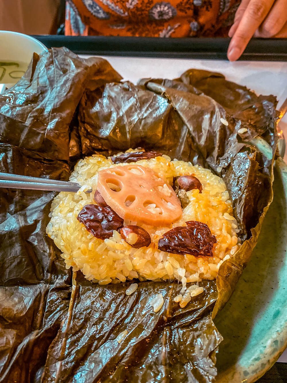 yeonbat | lotus leaf wrapped rice