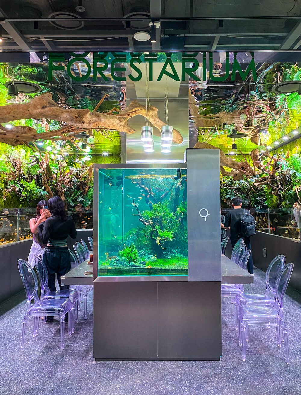 Forestarium at Aquagarden Cafe and Aquarium in Lotte World Mall