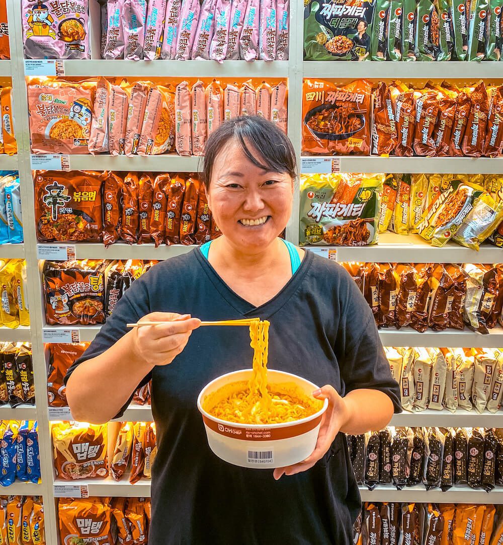 The Viral Ramyun Library in Seoul | A Noodle Novel with 225 Delicious Chapters