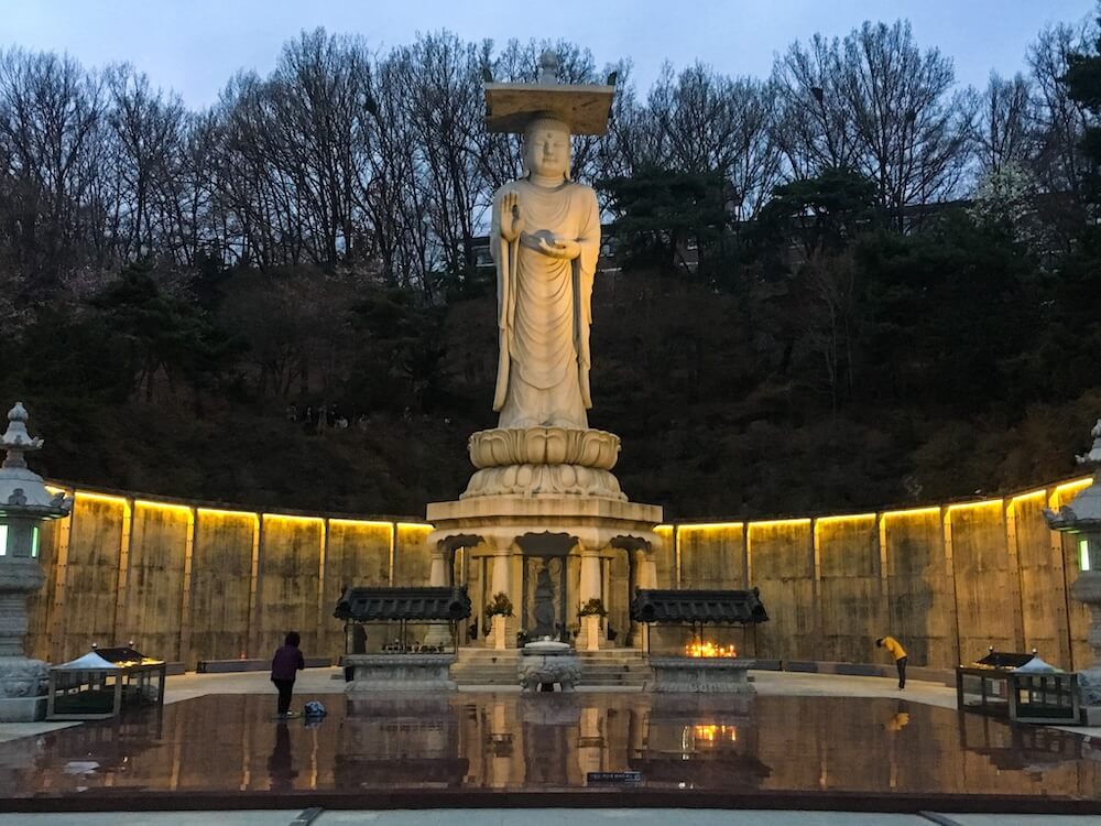 matreiya at bongeunsa temple in seoul