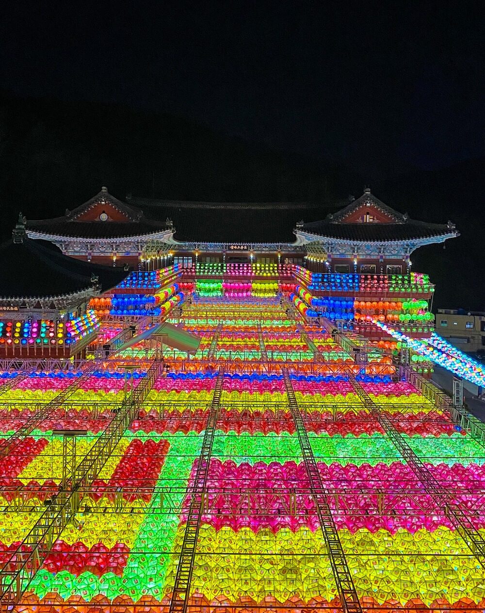 samgwangsa lantern festival in busan