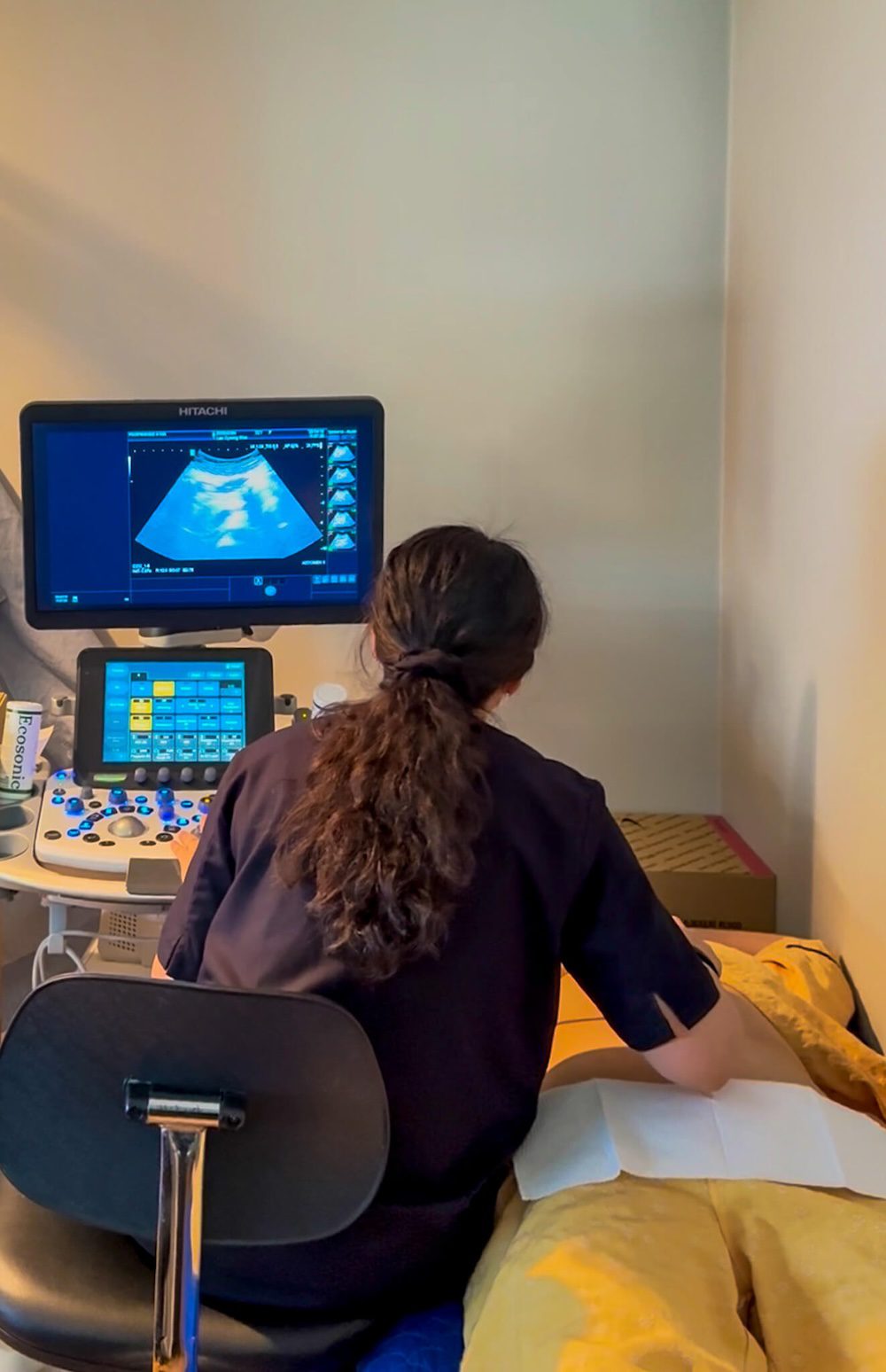 abdominal ultrasound during medical check up in korea for foreigners