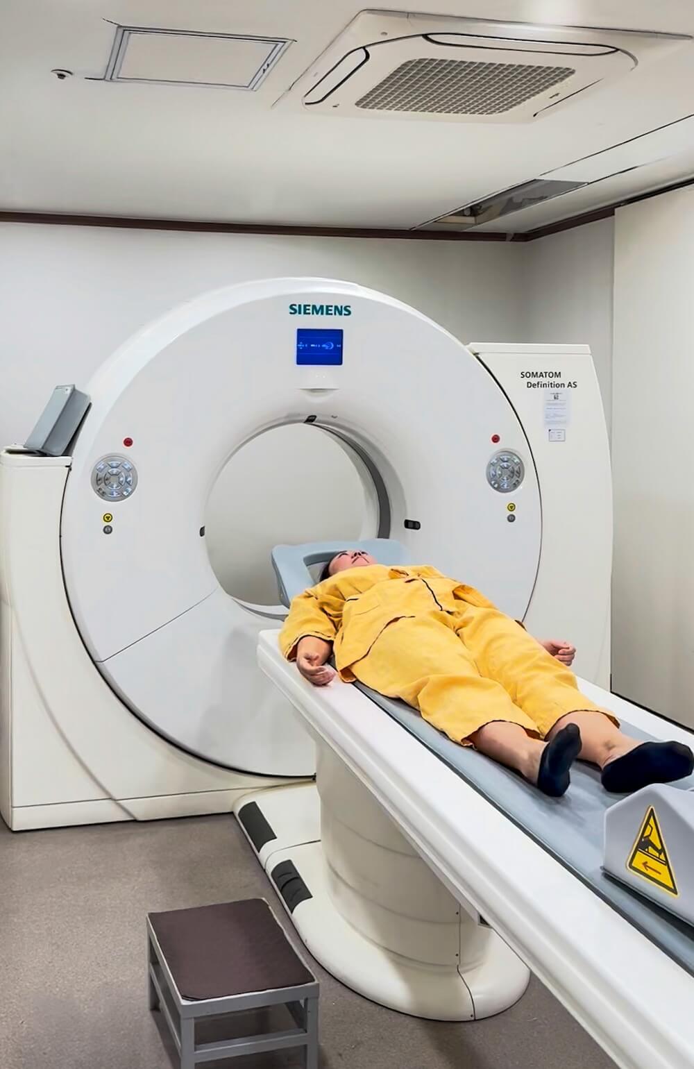 cardiac ct during a medical check up in korea for foreigners