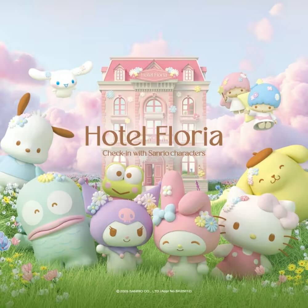 hotel floria sanrio characters
