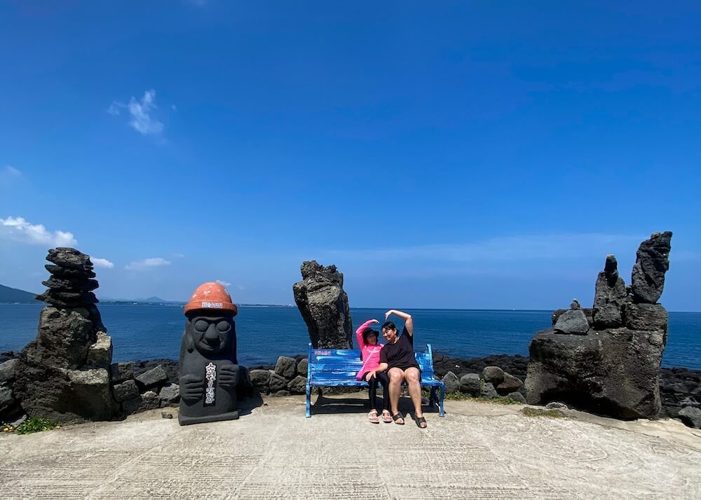 udo island in jeju in august