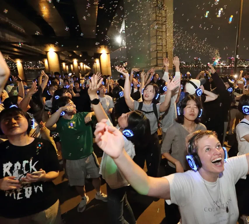 korea in may | seoul silent disco