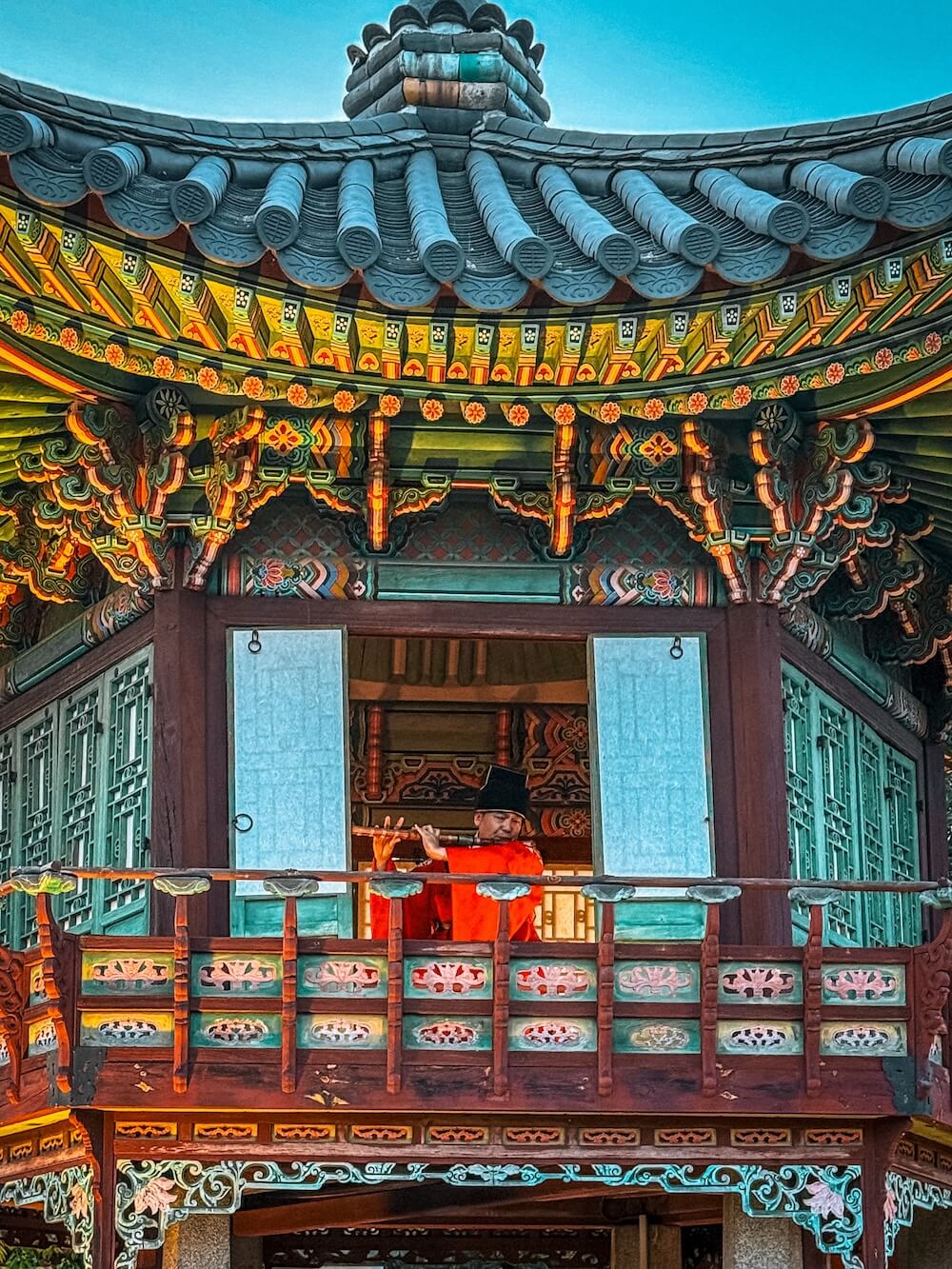 Sangnyangjeong Pavilion on the changdeokgung moonlight tour.